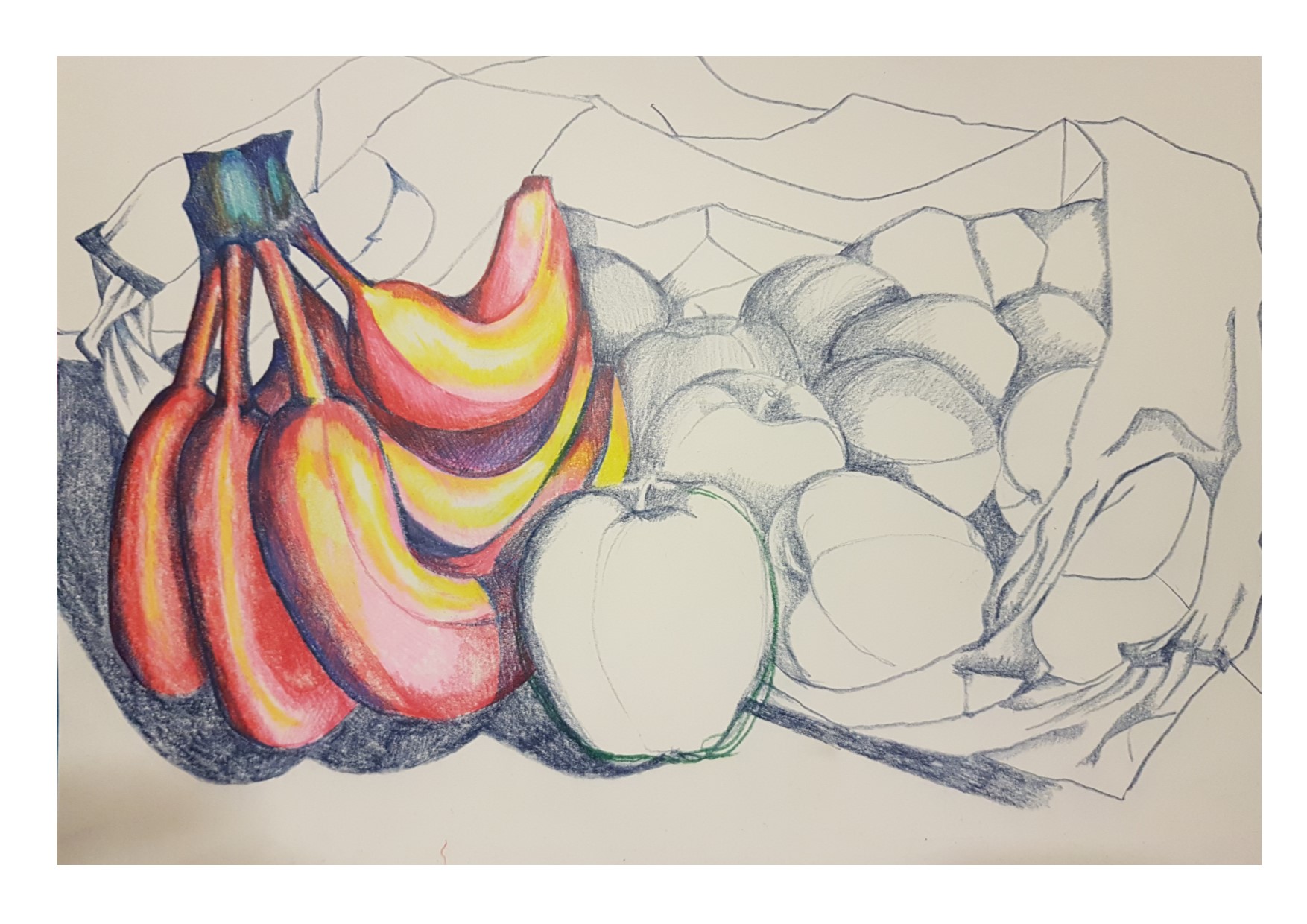 1 strawberry still life drawings | Image